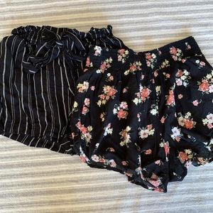 Hollister shorts! Like new🖤🌸